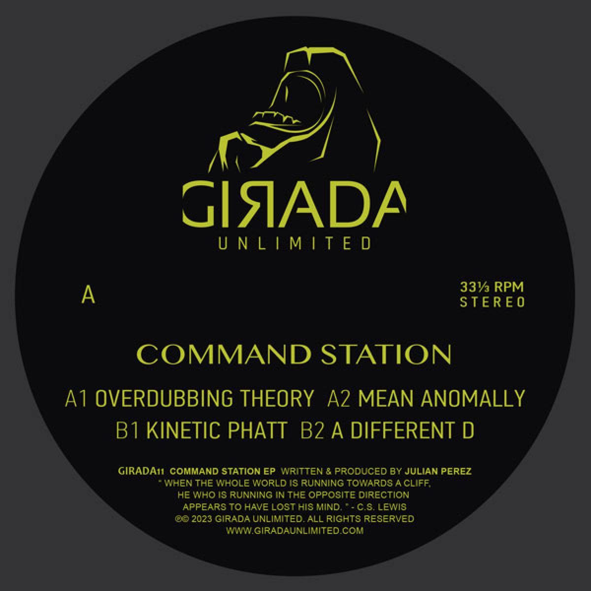 GIRADA11 Command Station EP — Julian Perez on Girada Unlimited, 2023